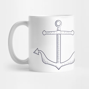 Anchor Sketch Mug